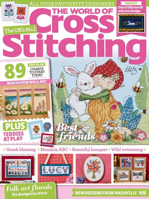 Cover image for The World of Cross Stitching